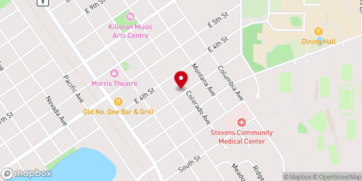 Map showing location of Church of the Assumption of the Blessed Virgin Mary