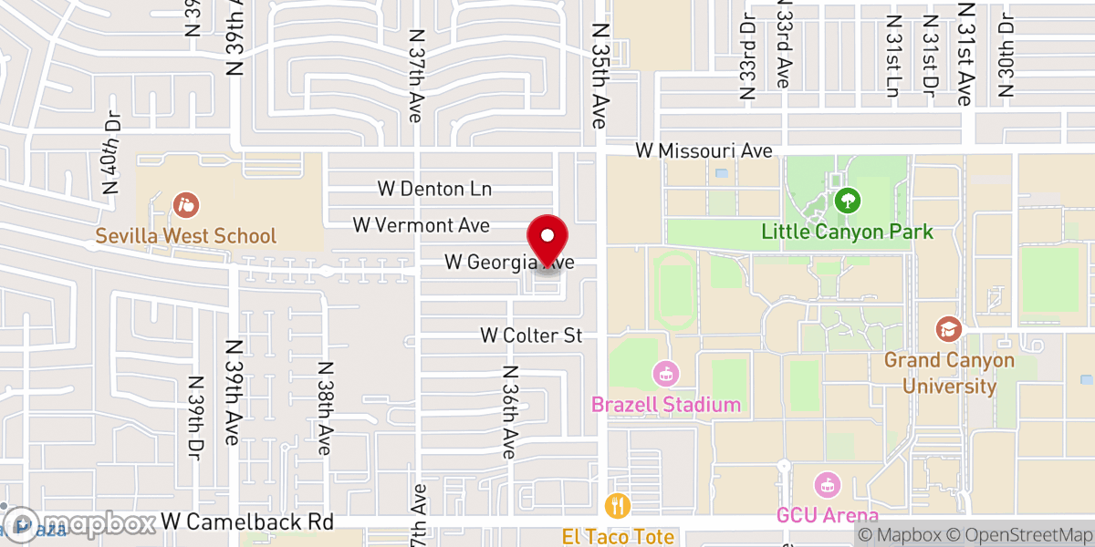 Map showing location of Church of Christ Valley Congregation