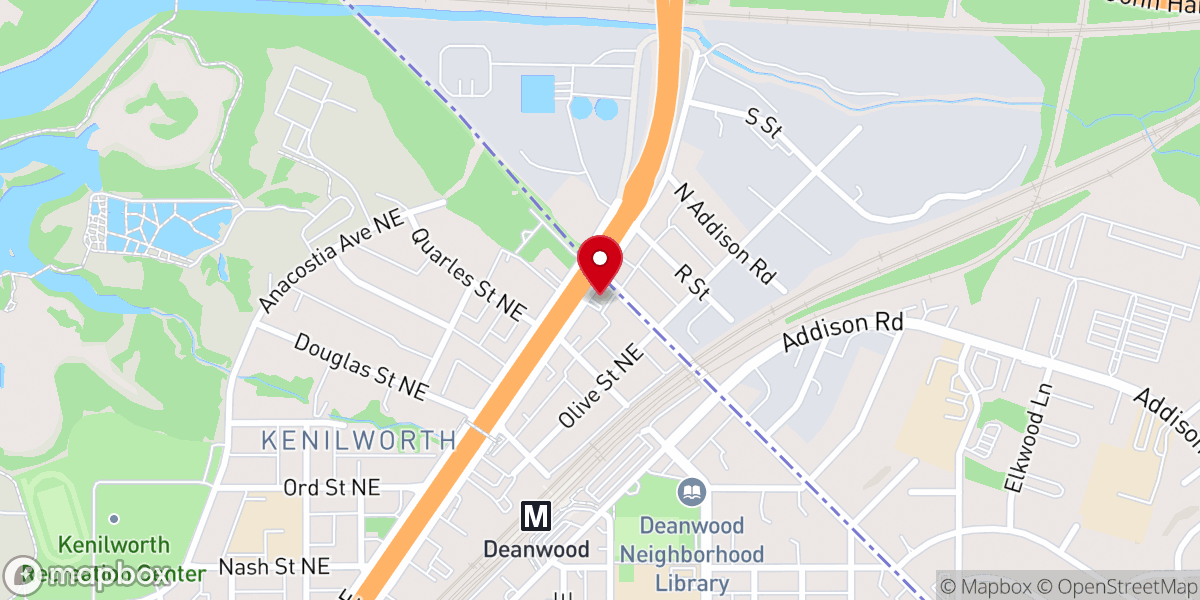 Map showing location of Bethel Commandment Church