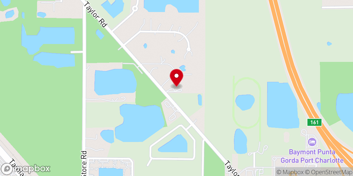 Map showing location of Victorious Christian Ministries Inc