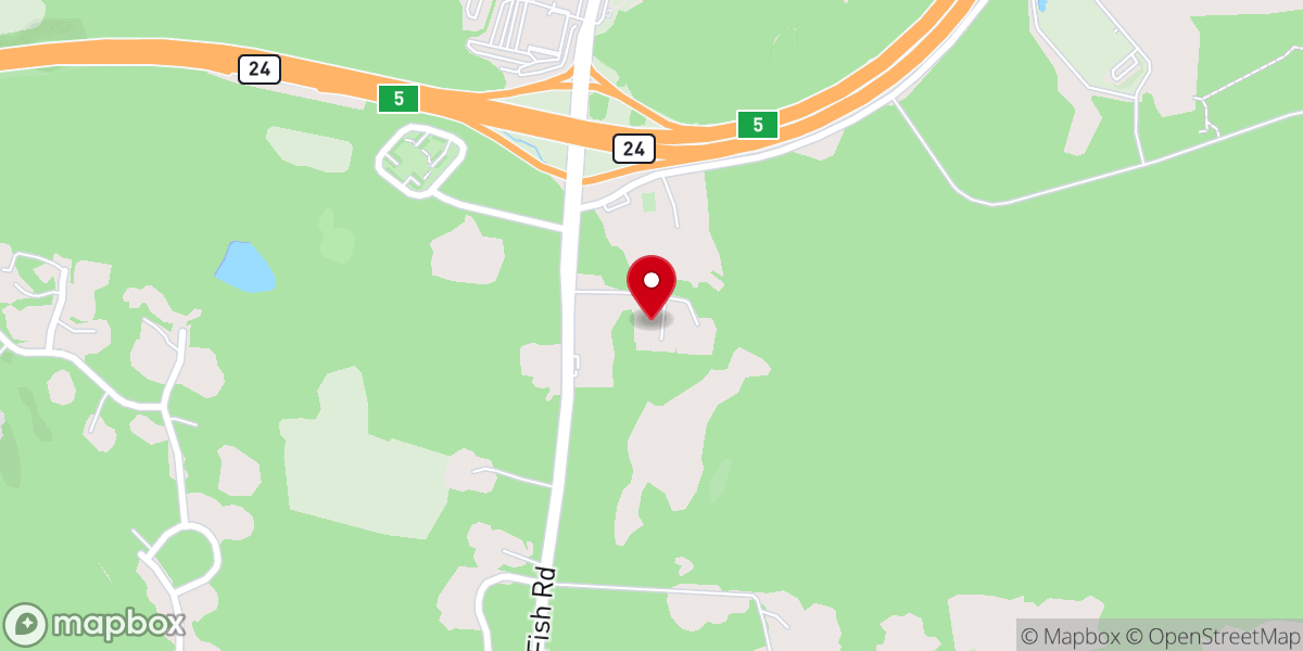 Map showing location of Christian Belief Ministries
