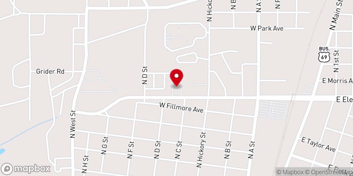 Map showing location of The Church of Jesus Christ of Latter-day Saints