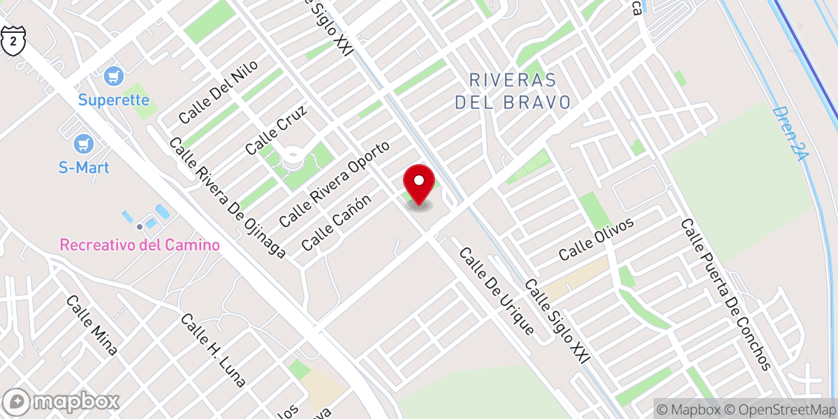 Map showing location of Iglesia Cristiana Rey De Reyes