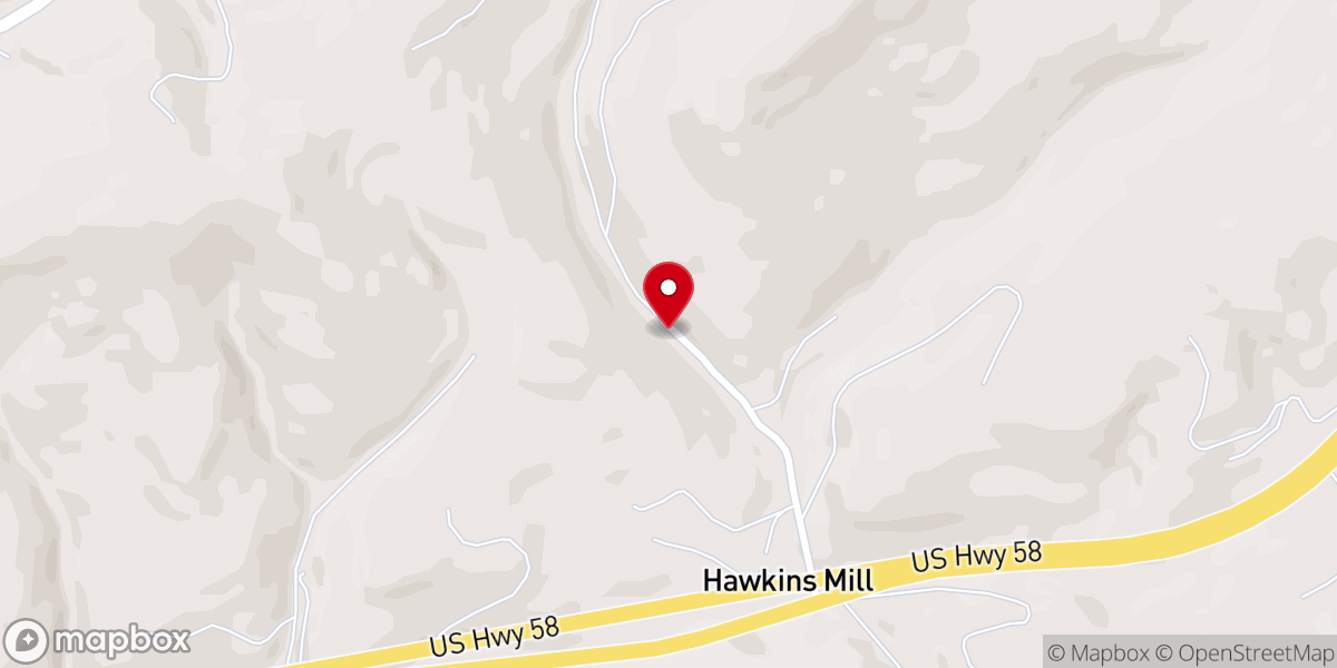 Map showing location of Church Hill United Methodist Church - Dixon Ancestral Homeplace