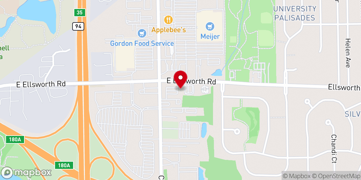Map showing location of Magical Educational Council of Ann Arbor