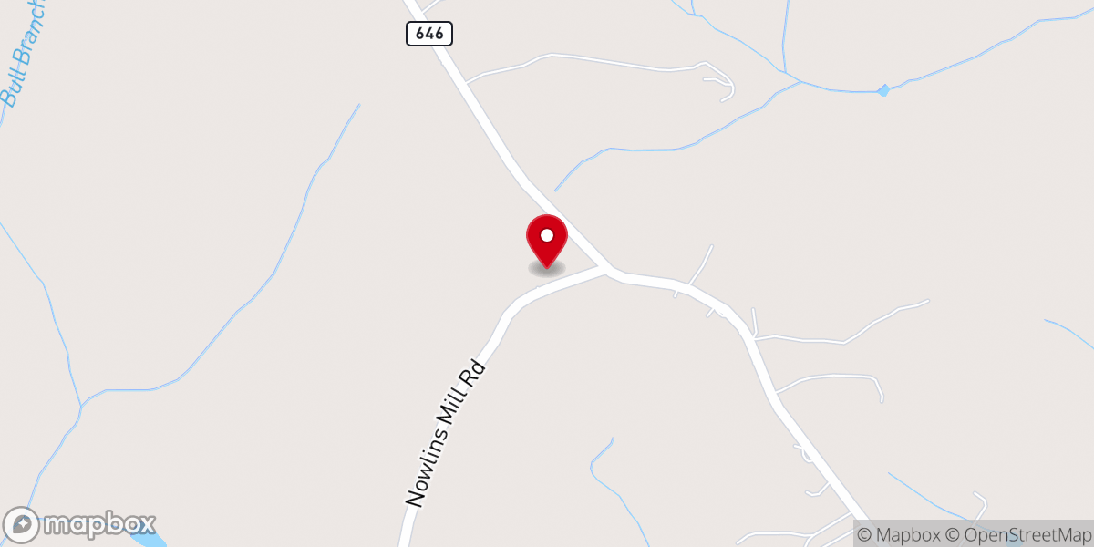 Map showing location of Early's Chapel United Methodist Church