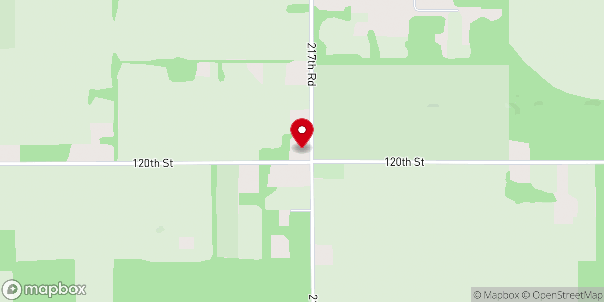 Map showing location of Pine Level Missionary Baptist Church