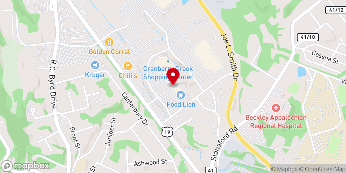 Map showing location of Gospel Advance Inc