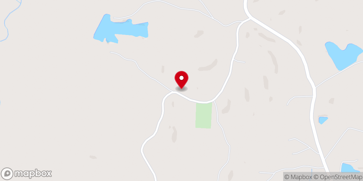 Map showing location of Yellow Leaf Baptist Church