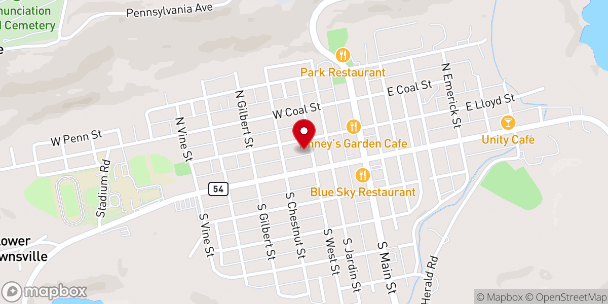 Map showing location of The Community Mission