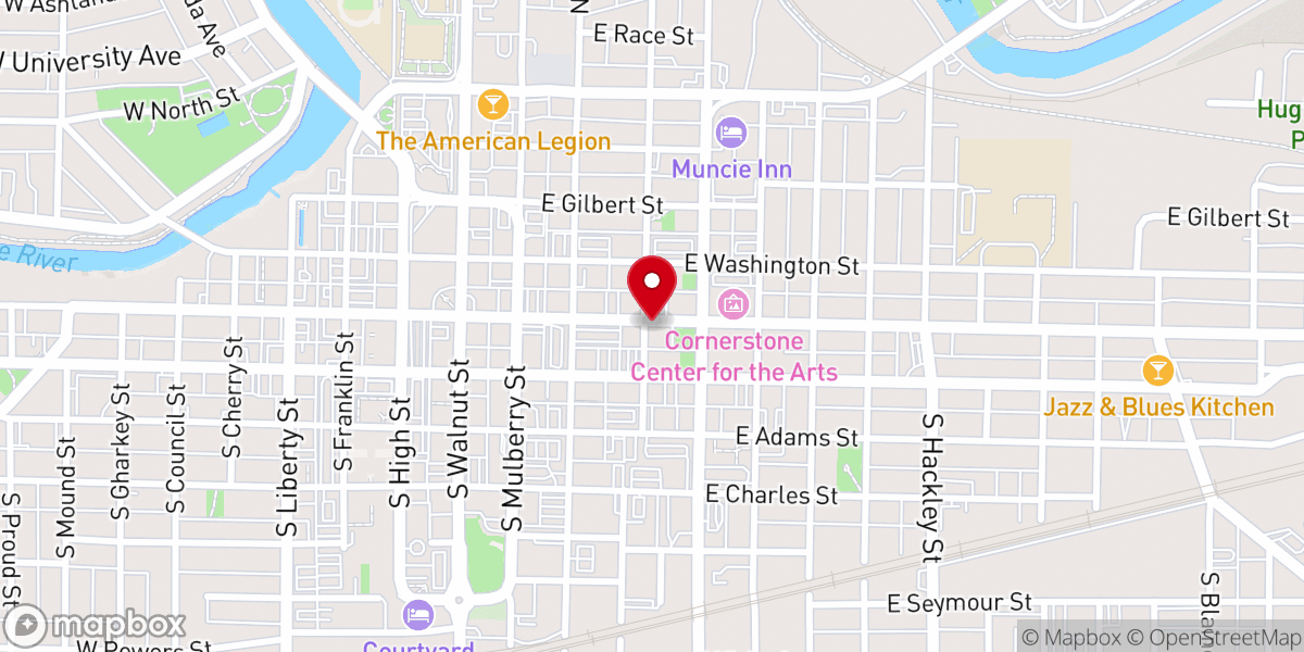 Map showing location of Christian Ministries-Delaware