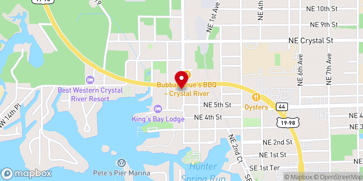 Map showing location of St. Johns Martini Bar