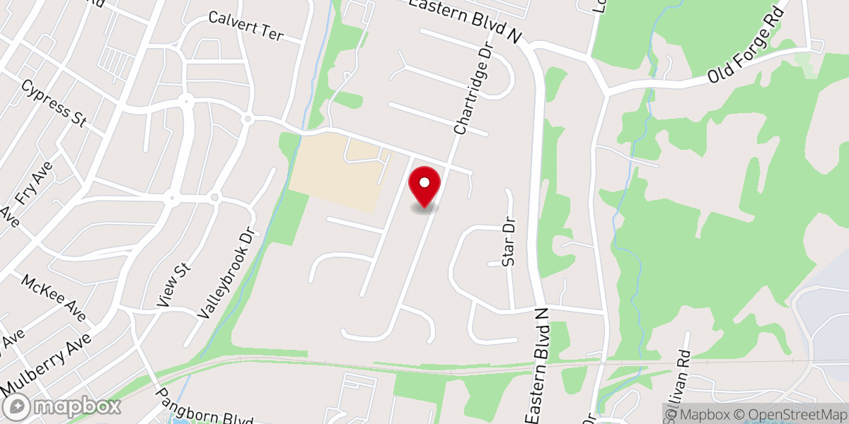 Map showing location of Regional Interfaith Chaplaincy Services