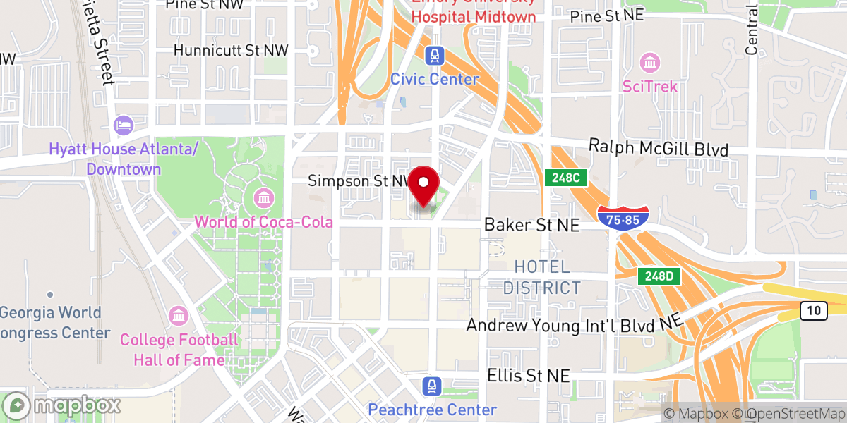 Map showing location of Gateway LTV Inc