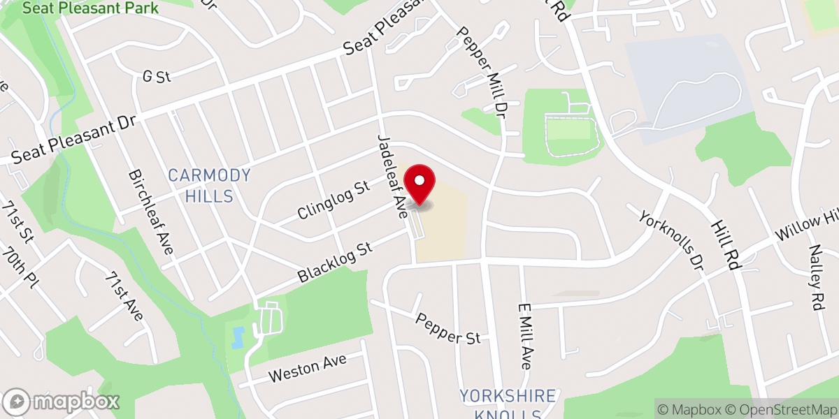 Map showing location of Love's Truth Church