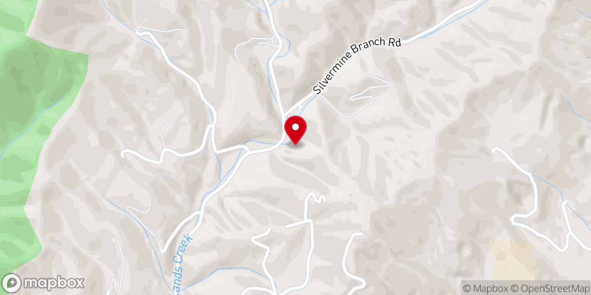 Map showing location of Spruce Grove Church