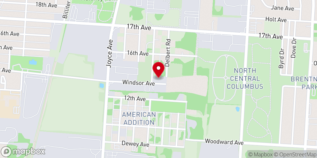Map showing location of Ephphatha Outreach Center