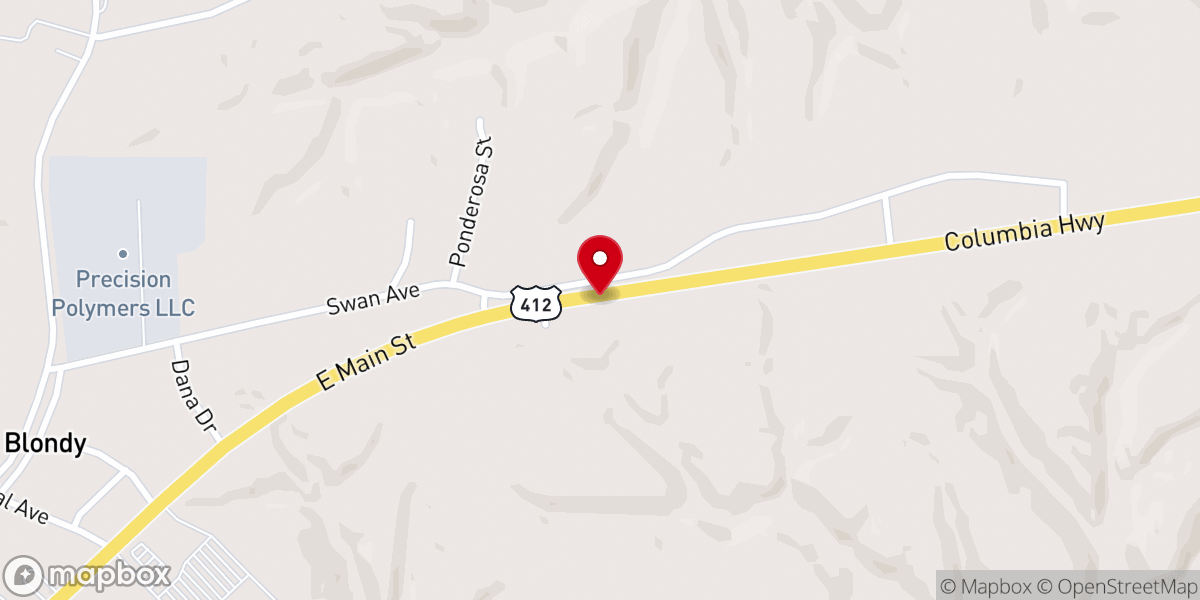 Map showing location of High Forest Church of God