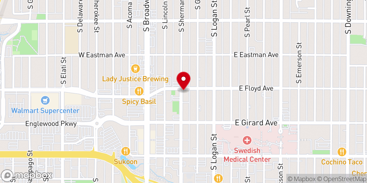 Map showing location of Saint Louis Roman Catholic Church