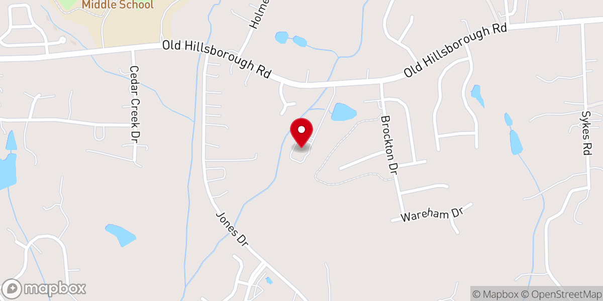 Map showing location of Crosslink Church - Mebane