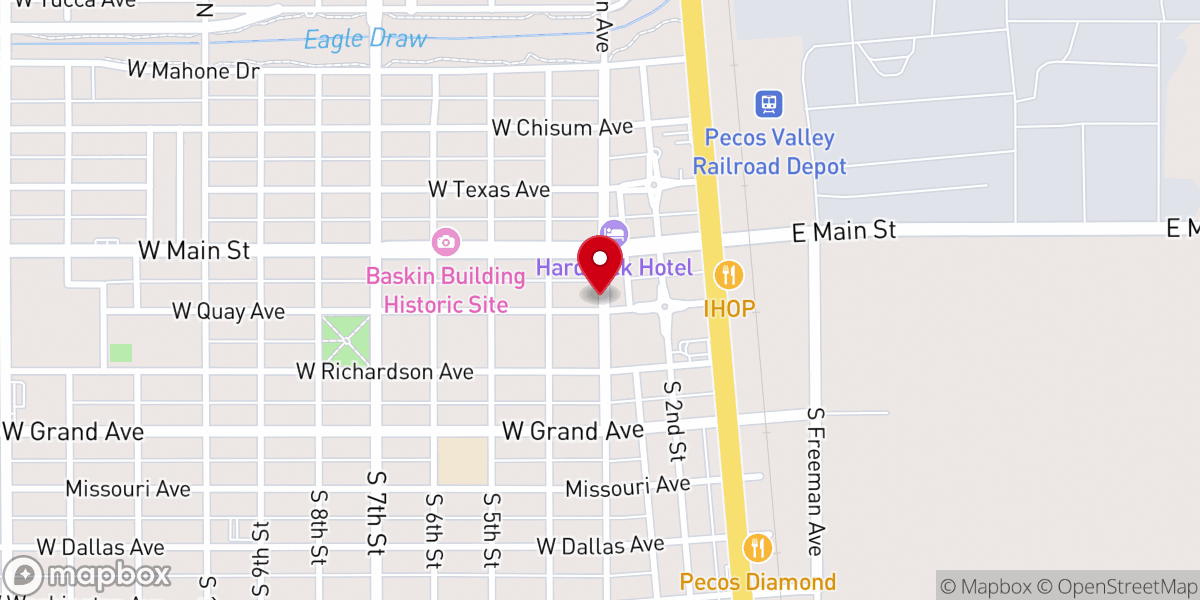 Map showing location of MyAshleah Foundation