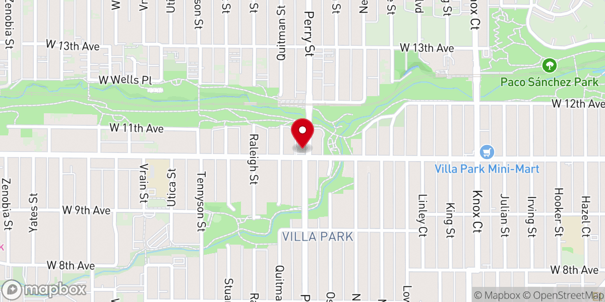 Map showing location of Set Free Church of Denver
