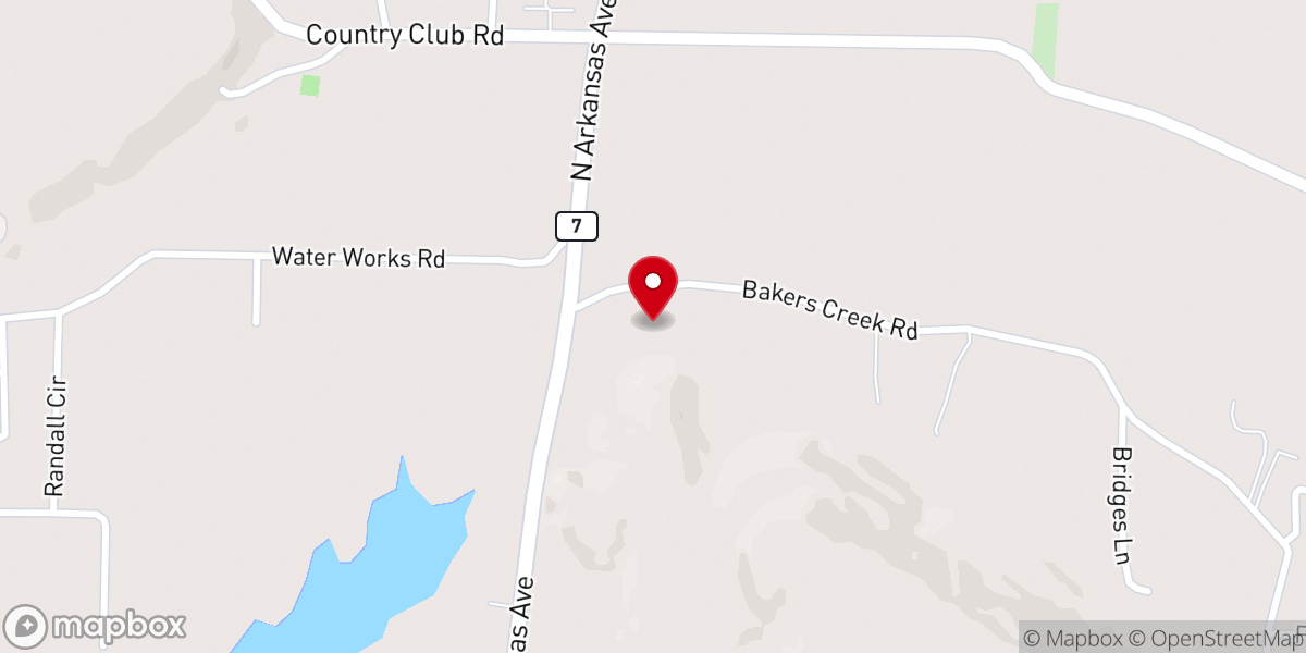 Map showing location of Harvest Chapel Evangelical Methodist Church