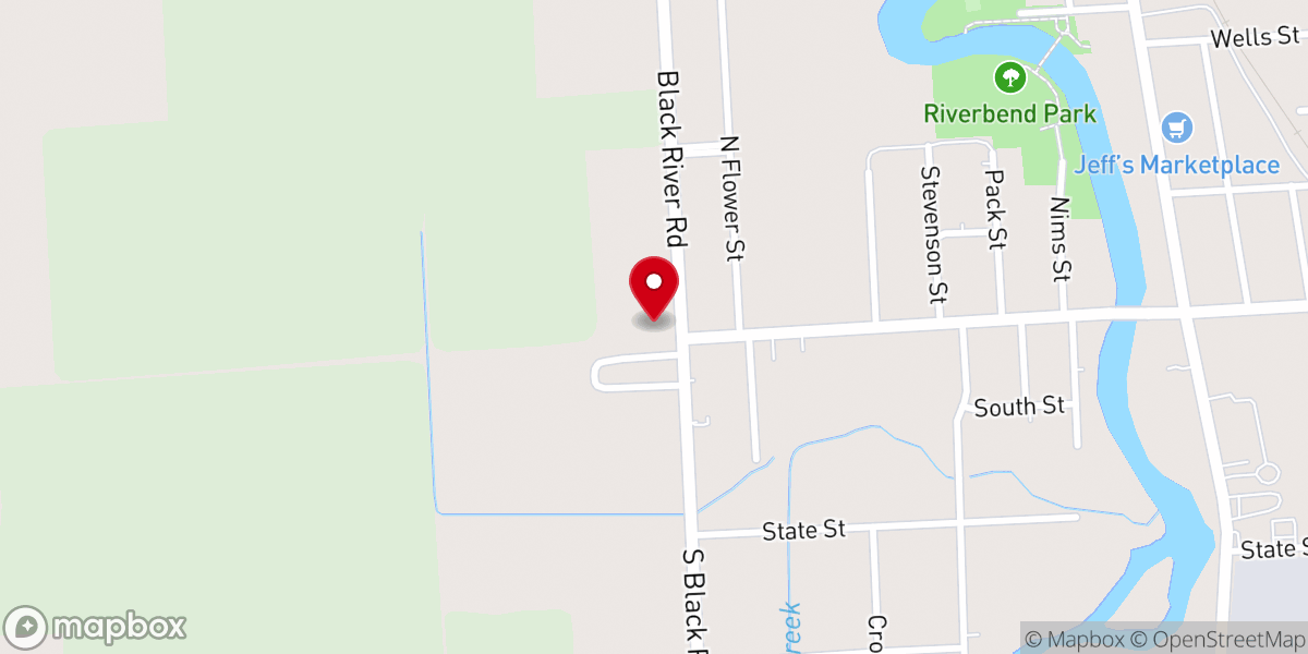 Map showing location of Valiant Ministries of Croswell