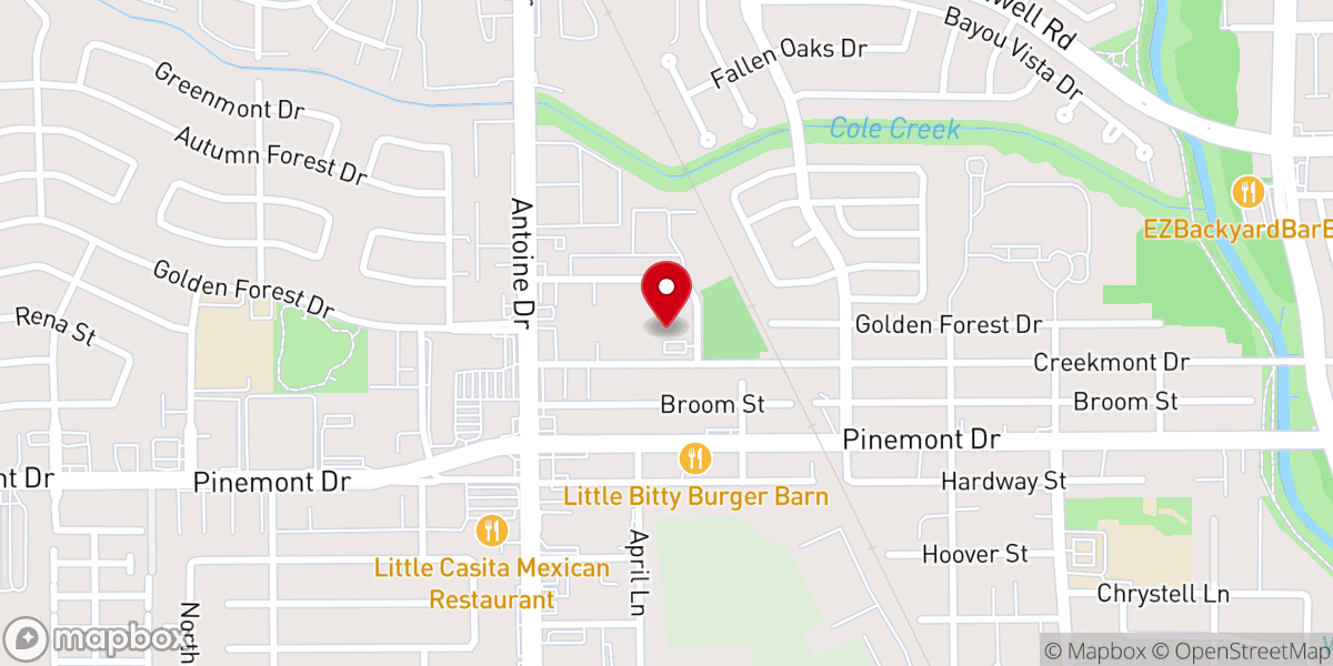 Map showing location of Iglesia Adventista del Séptimo Día Houston Maranatha