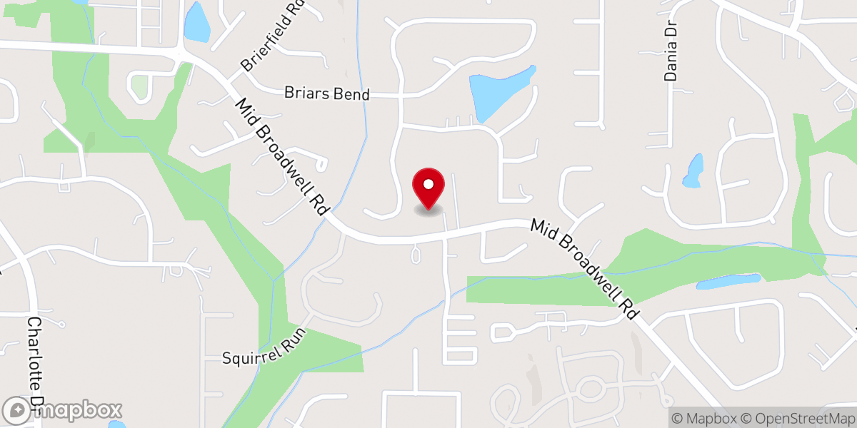 Map showing location of Alpharetta Church of God