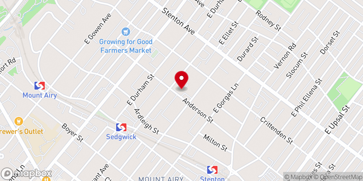 Map showing location of Holy Cross Lutheran Church