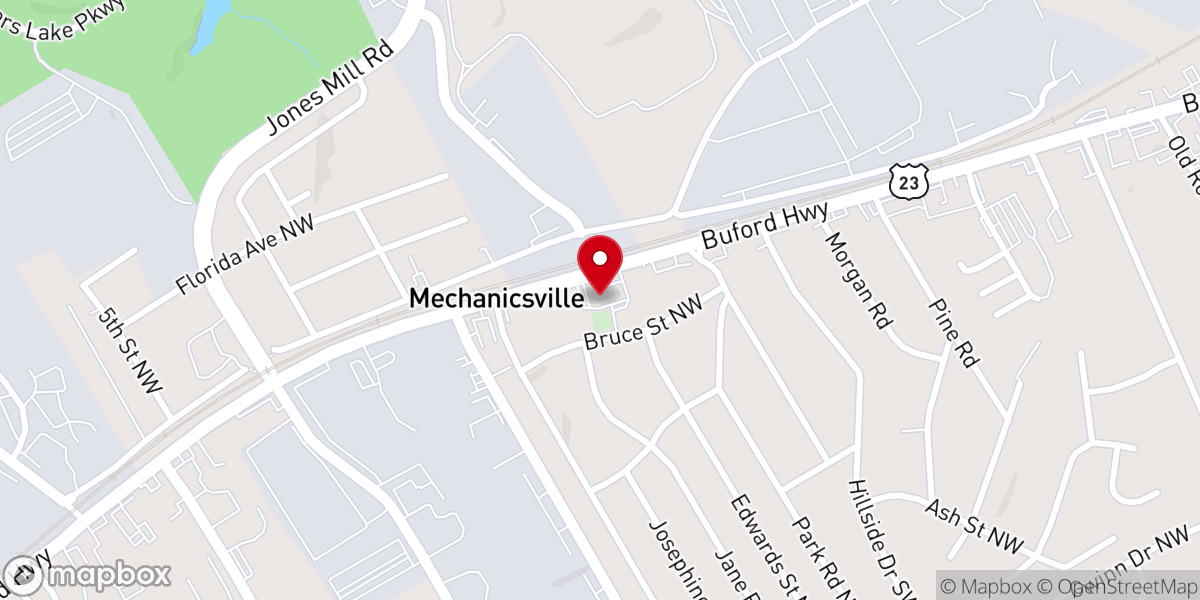 Map showing location of Iglesia Bautista Monte Trinidad