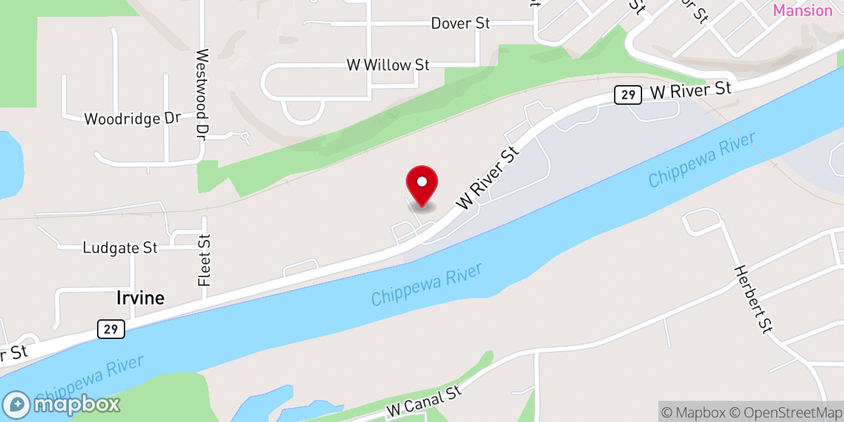 Map showing location of River City Community Church