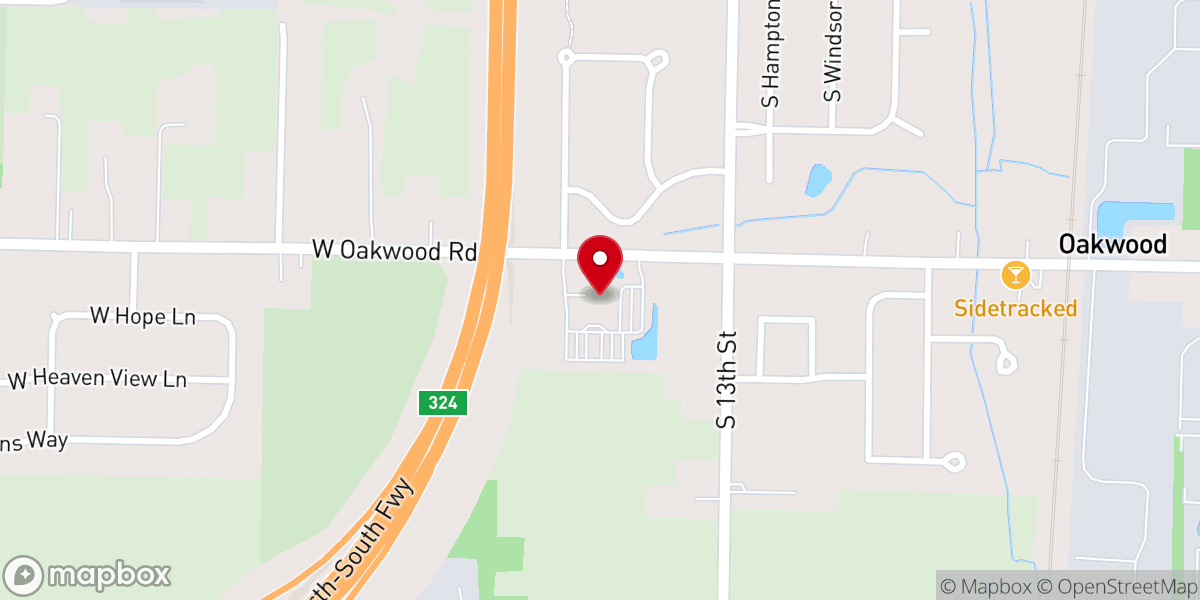 Map showing location of Saint Stephen Family Life Center - Food Distribution Center