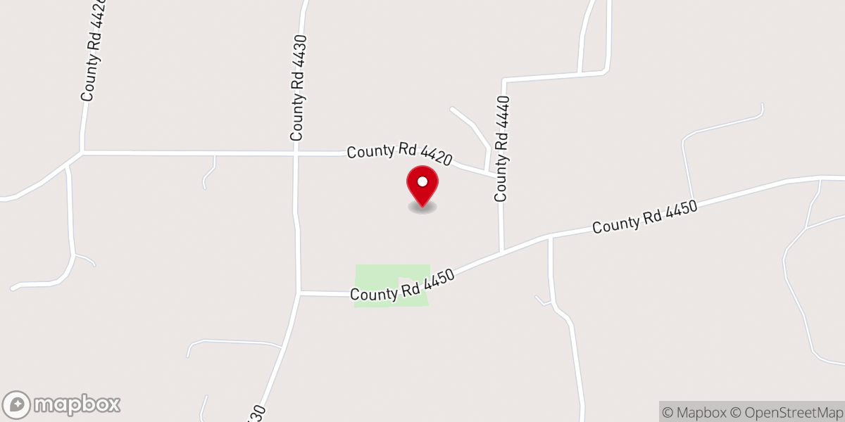Map showing location of Smyrna Baptist Church