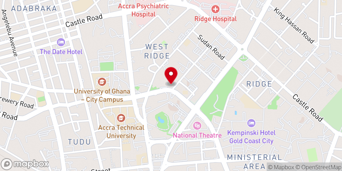 Map showing location of Wesley House - Methodist Headquarters