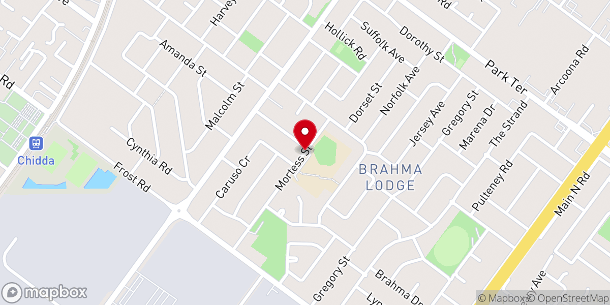 Map showing location of The Apostolic Tabernacle of Adelaide Inc.