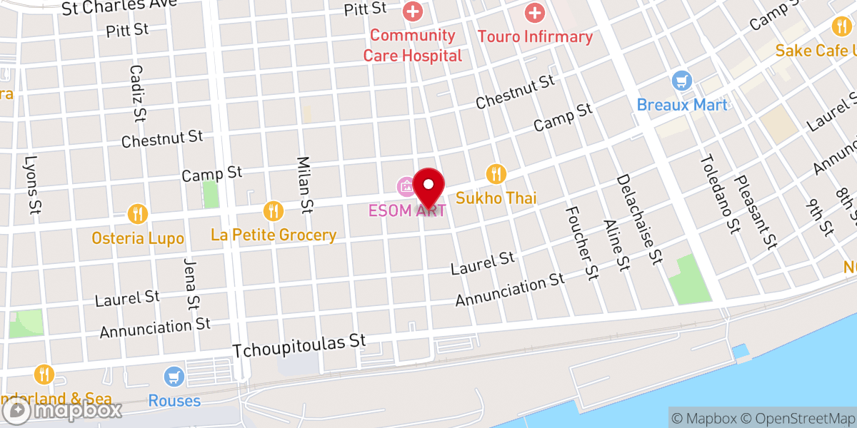 Map showing location of Austerlitz Street Baptist Church