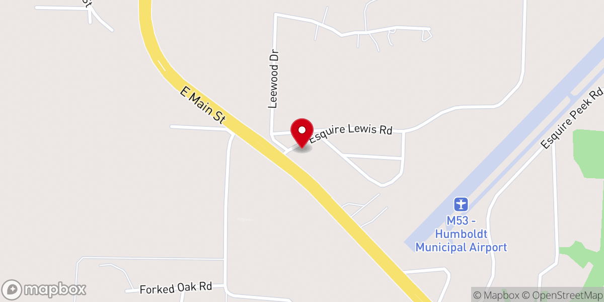 Map showing location of St. Thomas the Apostle Episcopal Church