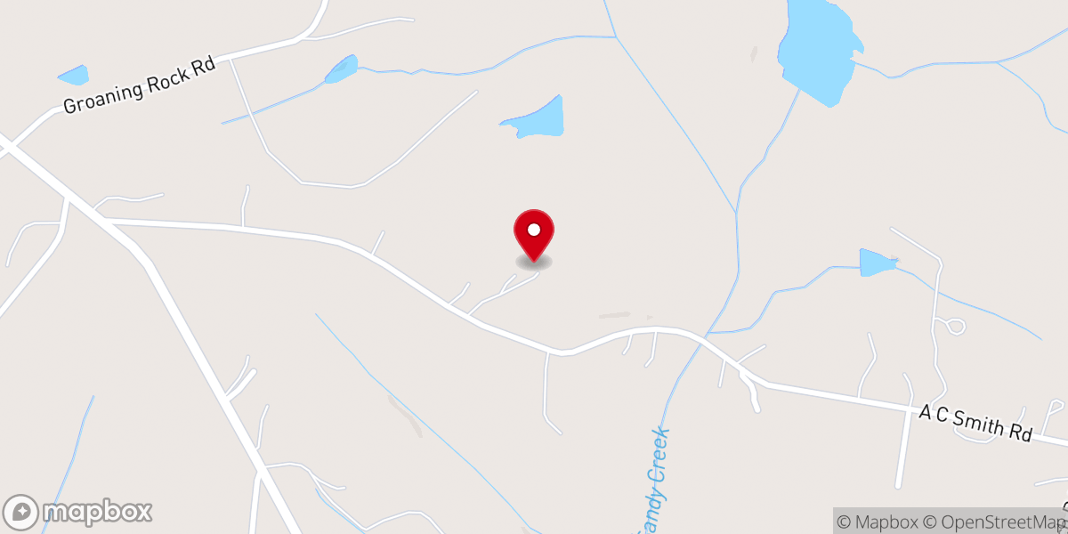 Map showing location of Berea Baptist Church, Commerce, GA