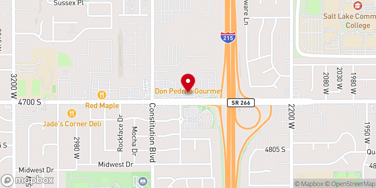 Map showing location of Hope Chapel Foursquare Gospel Church