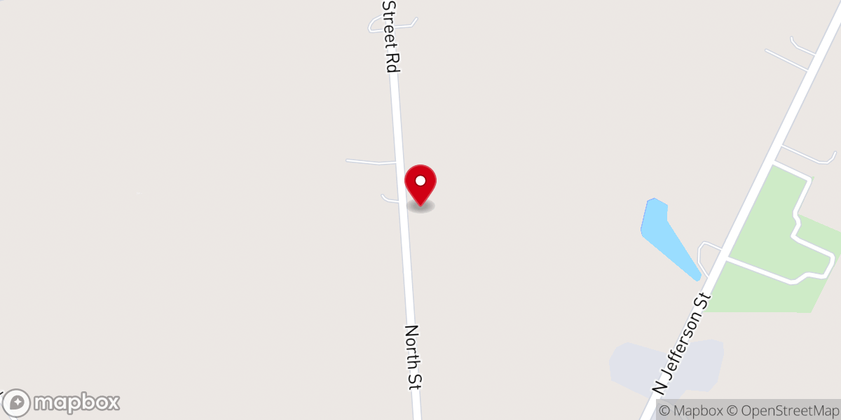 Map showing location of Grace Point Church