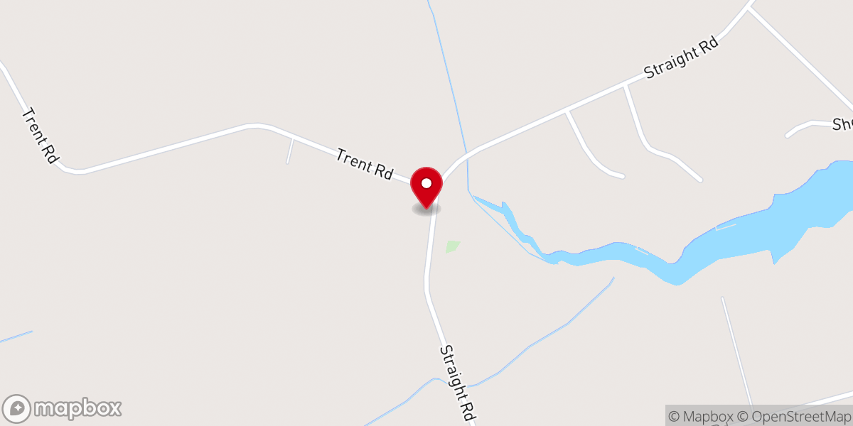 Map showing location of Broad Creek Chapel