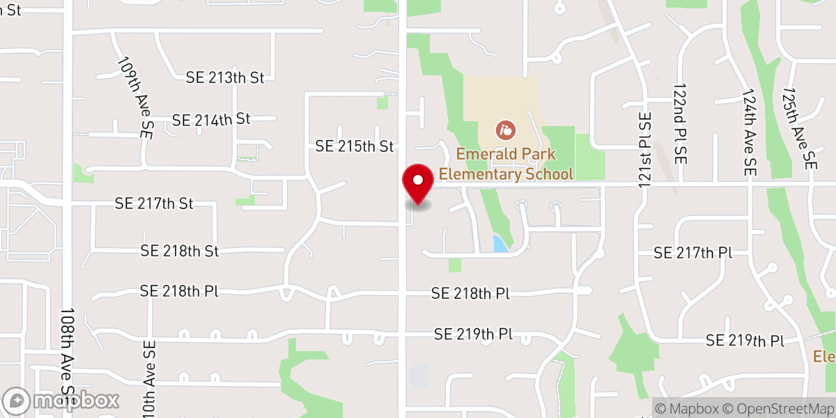 Map showing location of New Heights Christian Church