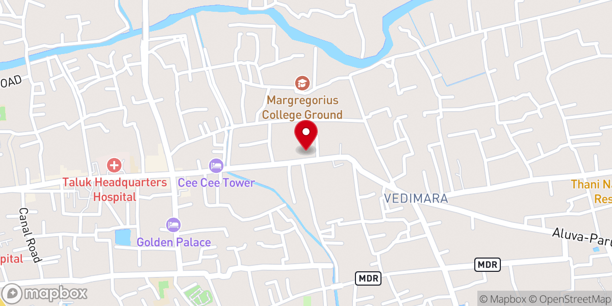 Map showing location of St. Joseph Cottolengo Church