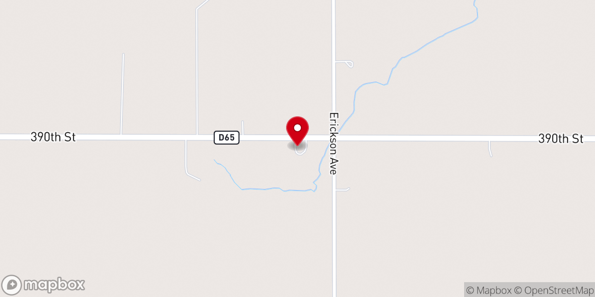 Map showing location of South Marion United Methodist Church