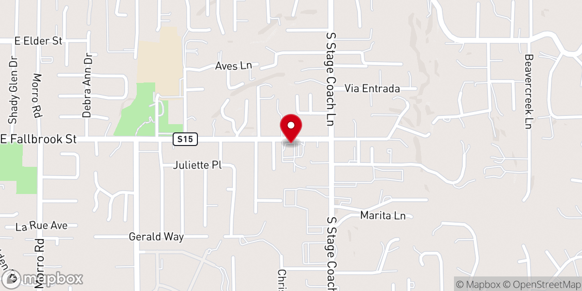Map showing location of Zion Lutheran Church