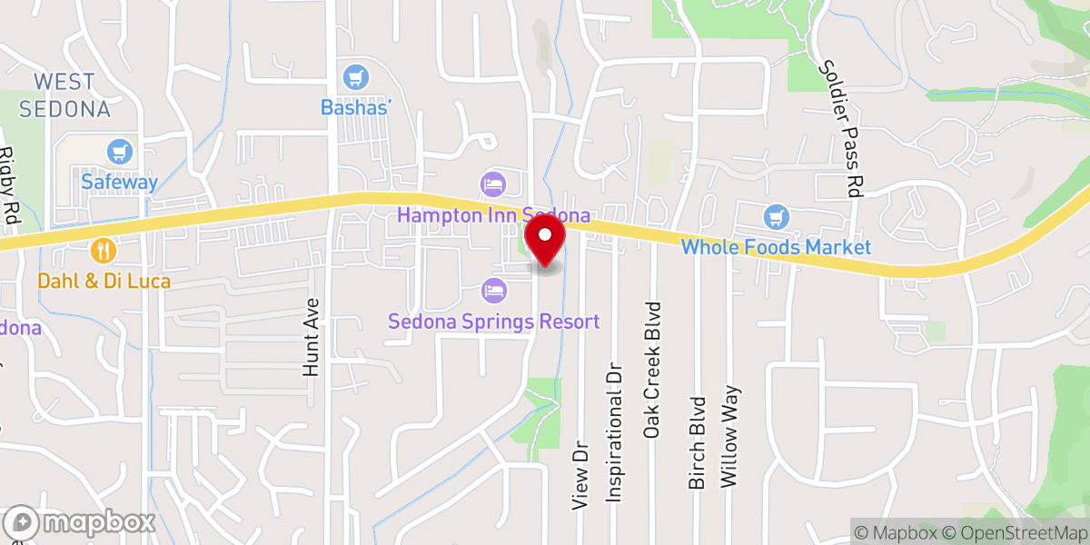 Map showing location of The Global Center for Christ Consciousness