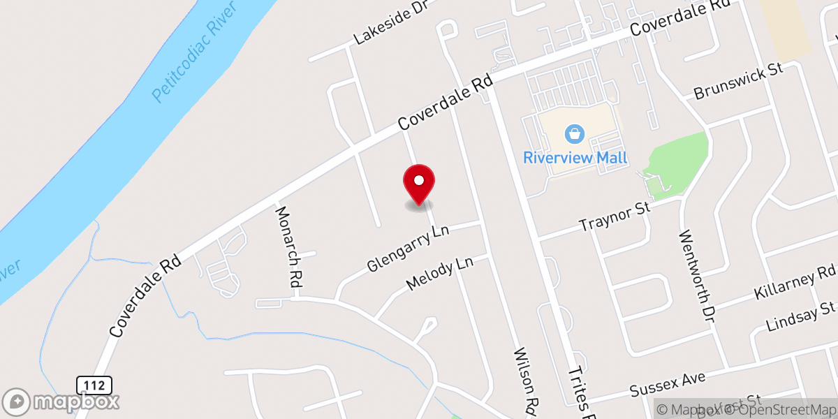 Map showing location of St John The Baptist Anglican Church
