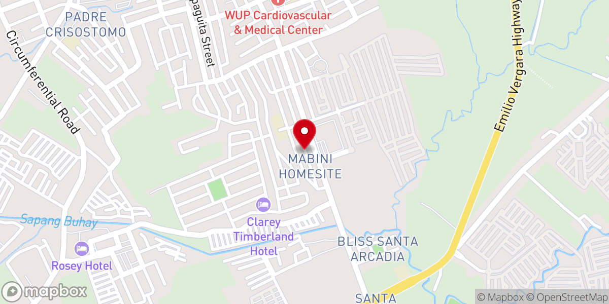 Map showing location of Independent Bible Baptist Church-Cabanatuan